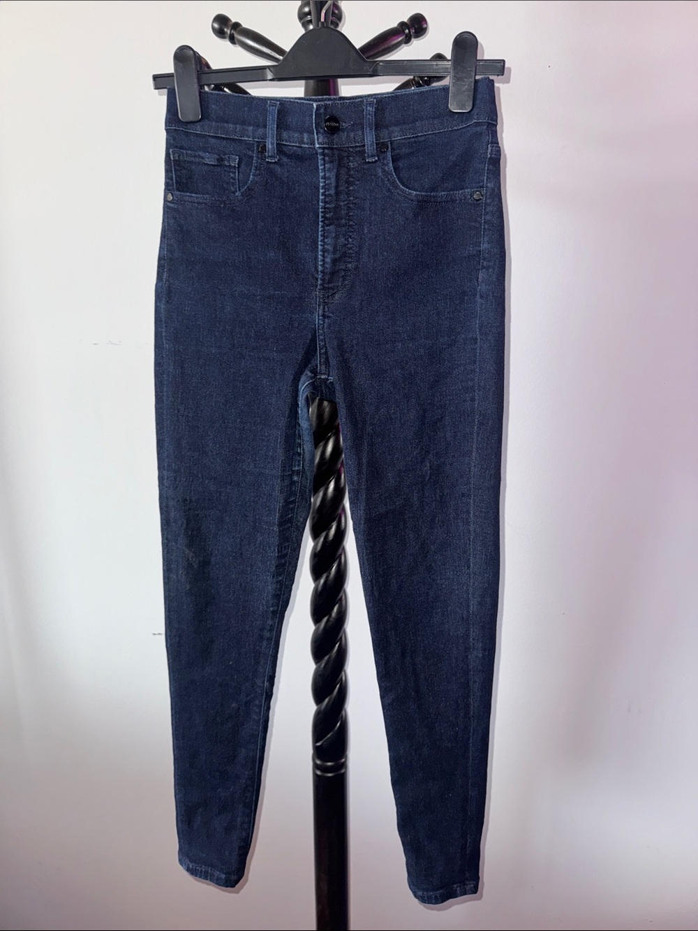 Express Skinny Dark Blue Jeans 7.1M